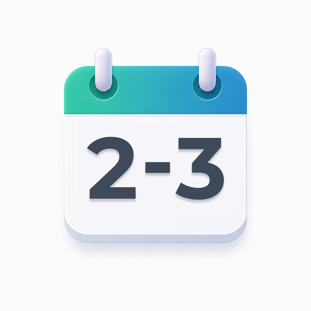 2-3 Wochen